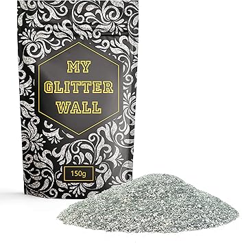 Silver 150g My Glitter Wall Glitter For Emulsion Paint Glittery