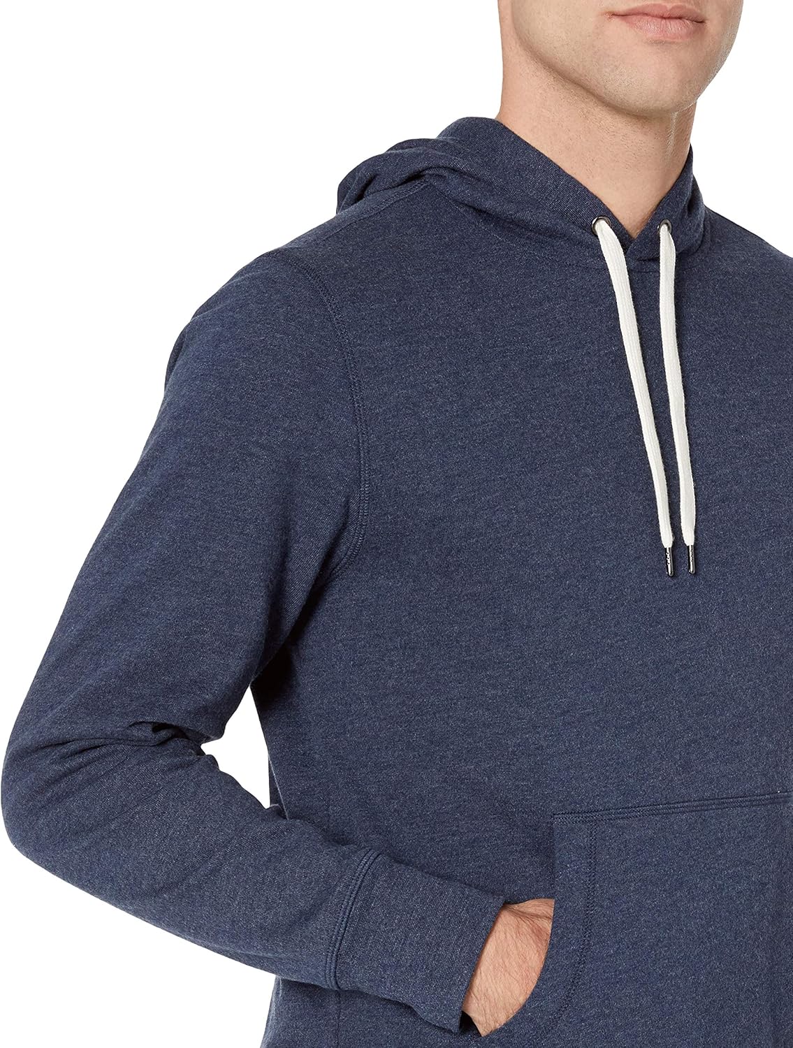 Essentials Men's Lightweight French Terry Hooded Sweatshirt: Clothing