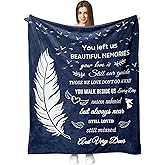 Fouca Bereavement Gifts Blanket, Memorial Gift for Loss of Loved one, Sympathy Gift, in Memory of Loved One Gifts, Condolence Gifts, Remembrance Gifts for Loss of Loved One Throw Blanket 60" x 50"