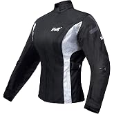 HWK Adventure Motorcycle Jacket Women with Armor, 600D Cordura, All-Season