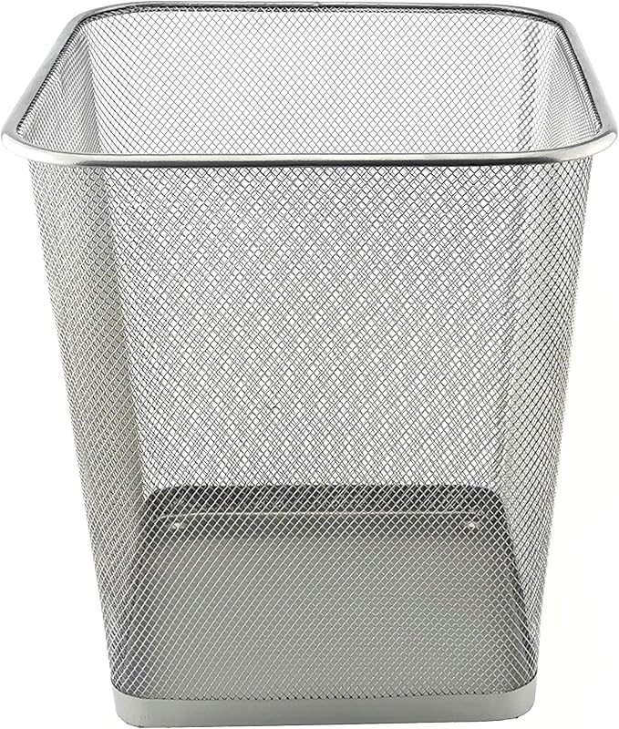 D.RECT Waste Paper Bin Wire Bin Waste Paper Bin Square 18 L