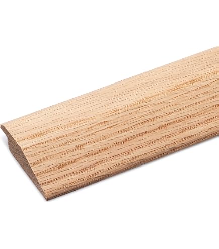 Prefinished Oak Overlap Threshold - 3.5" Wide X 5/8" Thick, 5/16" Overlap, 6 Foot Length, Natural Stain - View #10