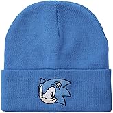 Bioworld Sonic The Hedgehog Embroidery Acrylic Knit Standard Cuff Beanie