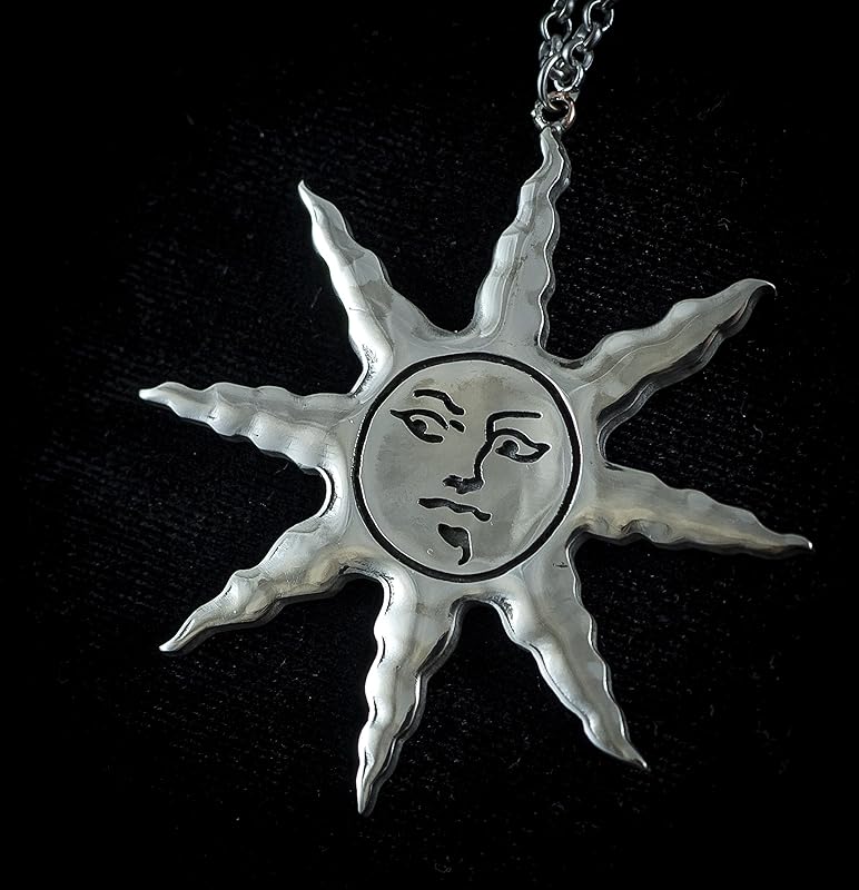 Amazon.com: Silver or Brass Warrior of Sunlight pendant, inspired by