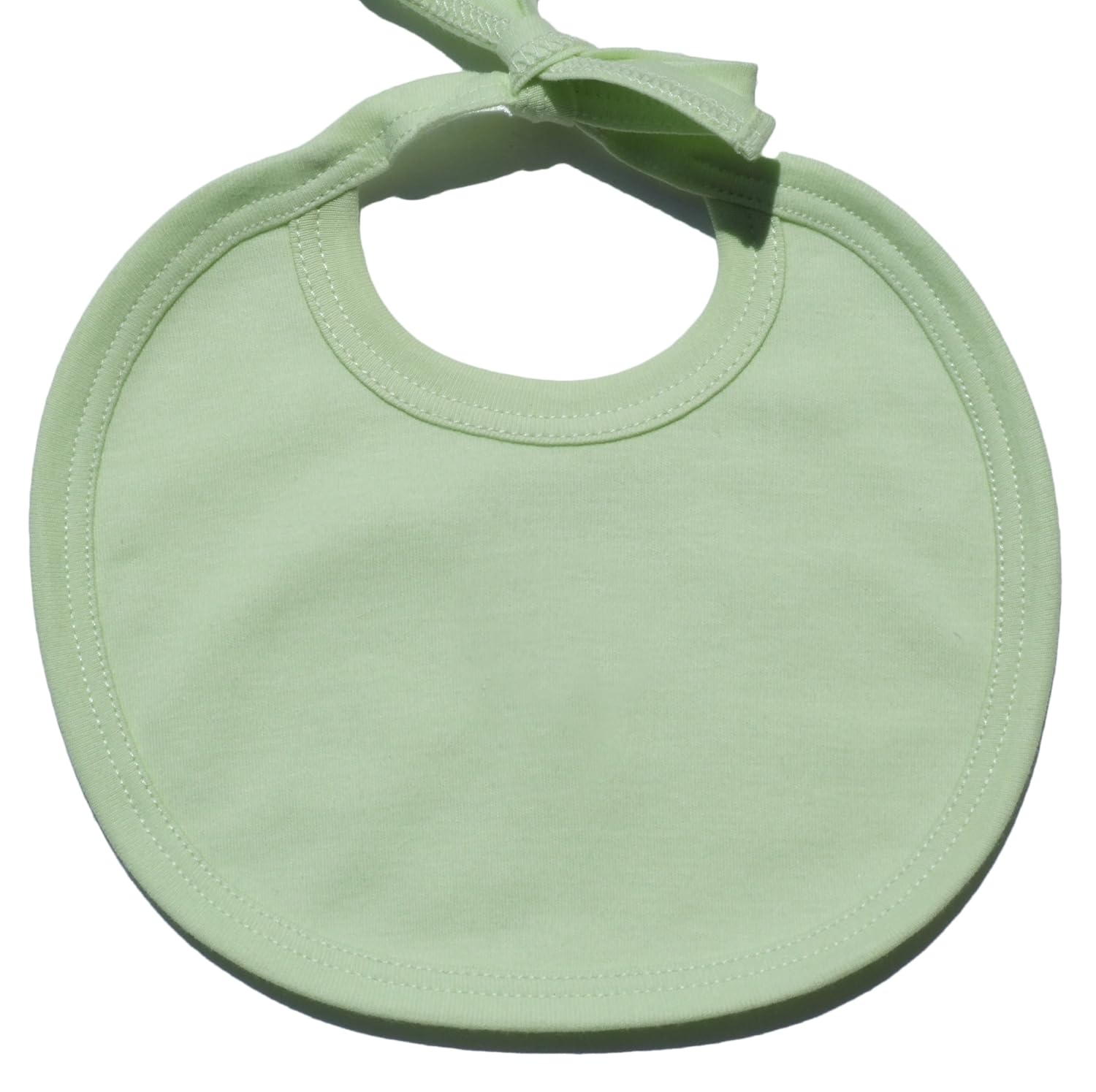 Amazon.com: Pima Cotton Customized Bib - Spring Green 0-6 Months: Baby