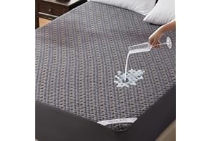 BEDLORE Full Mattress Protector, Waterproof Mattress Cover Fitted 6-15 Inch Deep Pocket, Breathable and Noiseless Mattress Pa