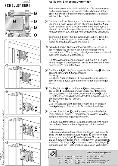 Rolladen hochschieben ohne gurt