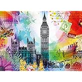 Ravensburger London Postcard 500 Piece Jigsaw Puzzle for Adults - 12000309 - Handcrafted Tooling, Made in Germany, Every Piece Fits Together Perfectly