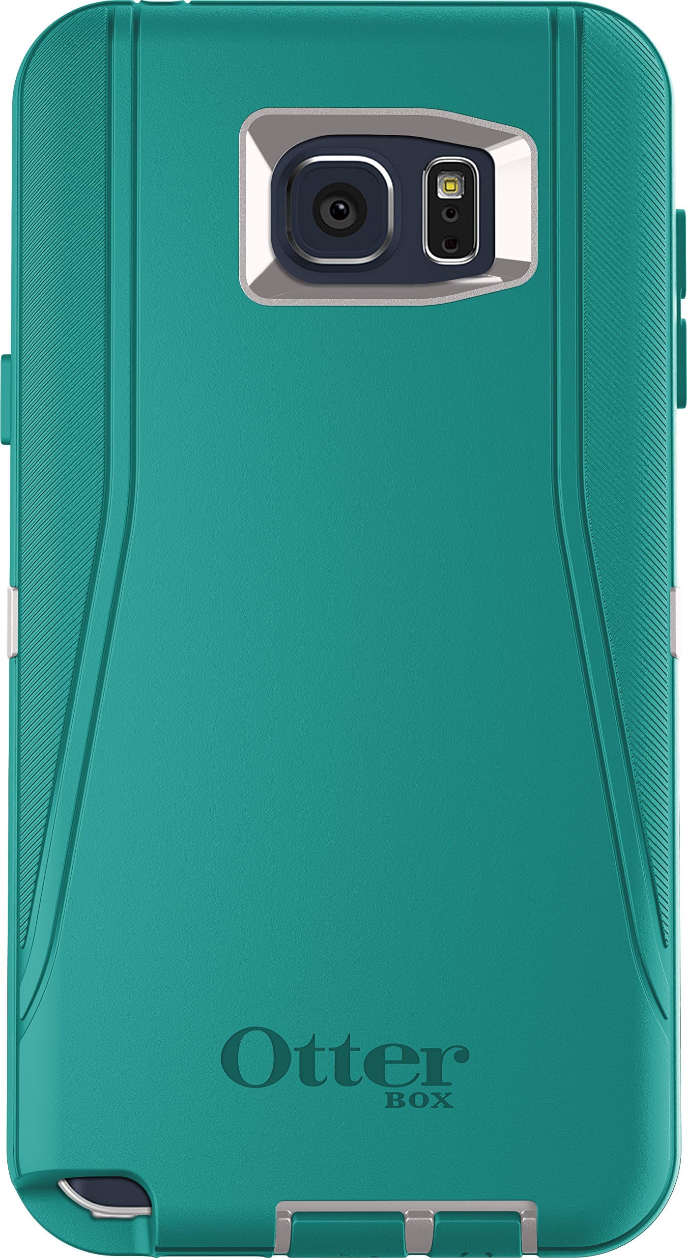 OtterBox Defender Cell Phone Case for Samsung Galaxy Note5 - Retail Packaging - Sea Crest (Whisper White/Light Teal) -