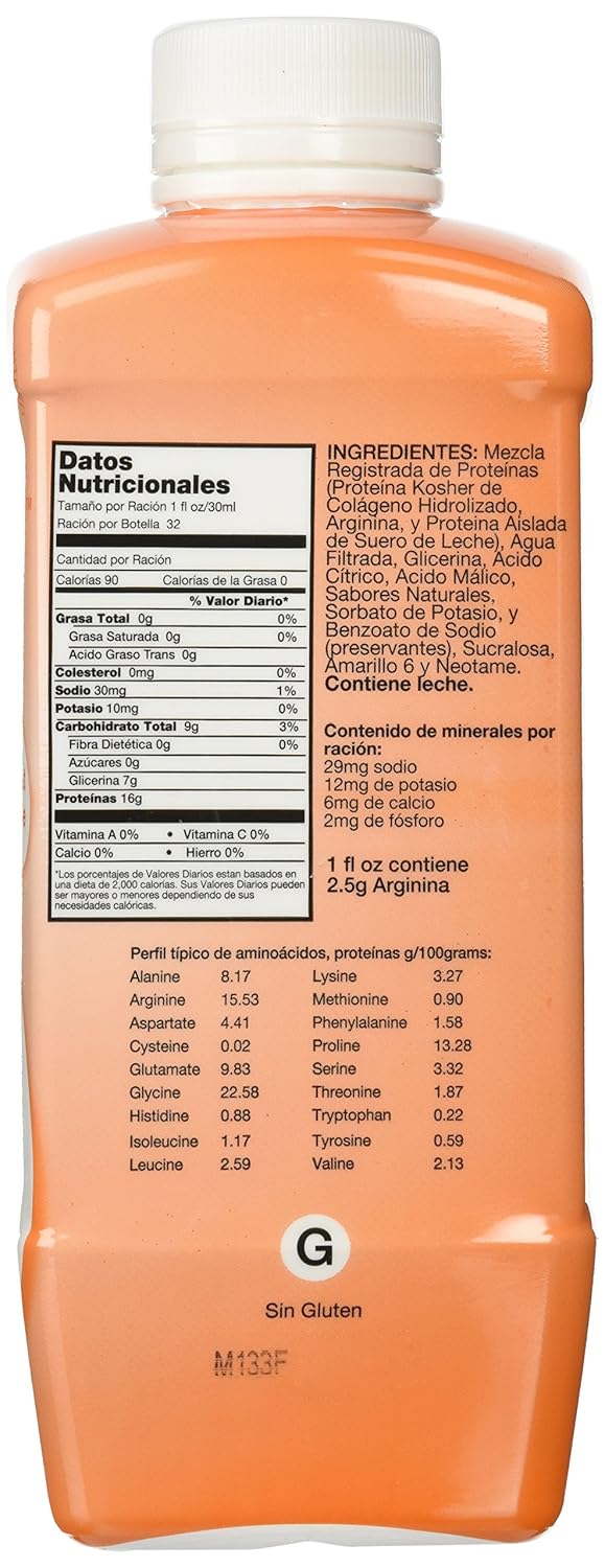 Liquacel Liquid Protein Sugar Free 32oz Orange Flavor DailyNutriPlus LLC