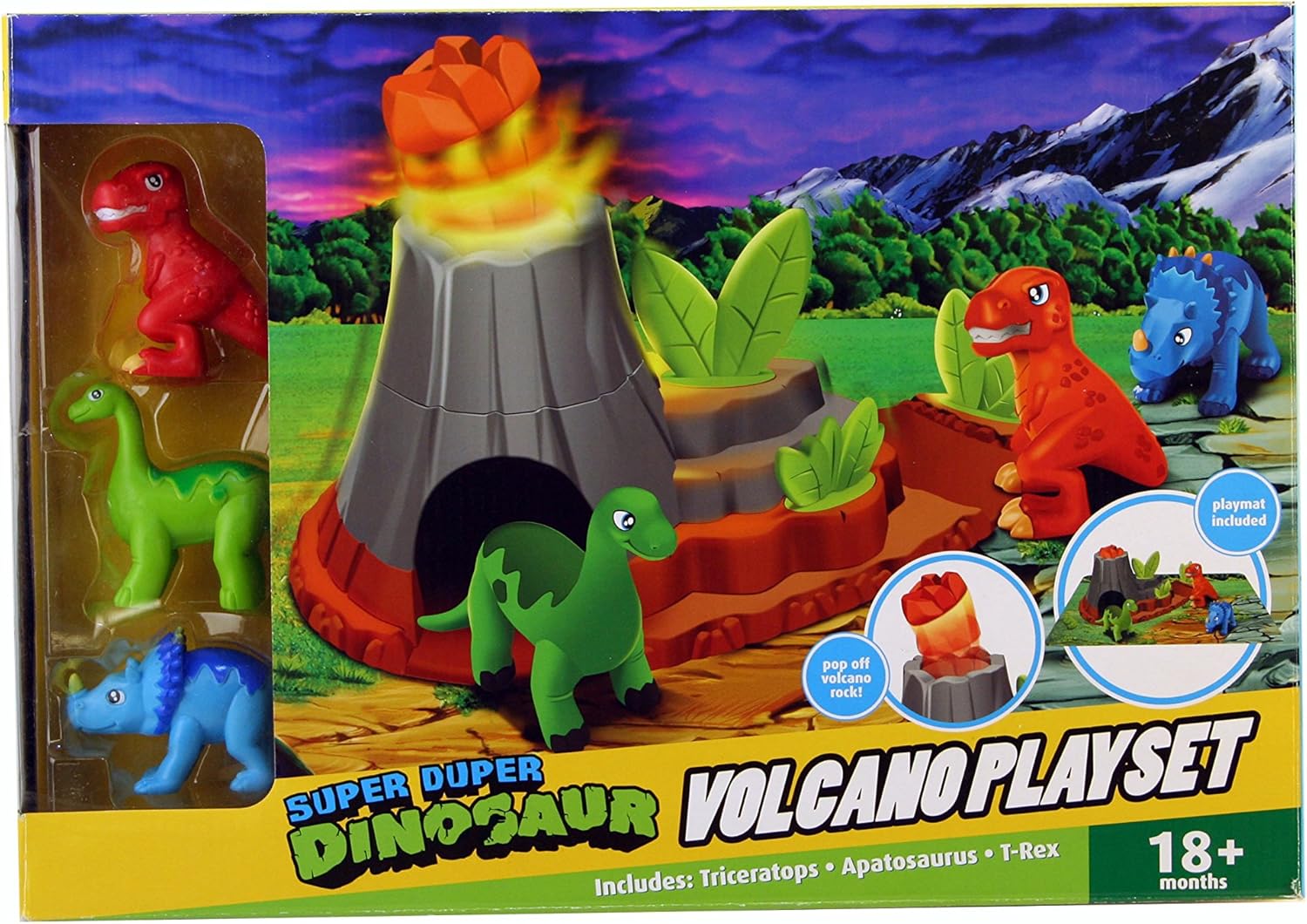 A to Z 62081 Dinosaur Volcano Playset Amazon.co.uk Toys & Games