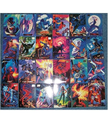 Amazon.com: 1992 Marvel Masterpieces Series I DYNA-Etch Insert Set