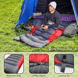 Trail Alpine 250 XL Hooded Sleeping Bag 230x100cm Red view 5