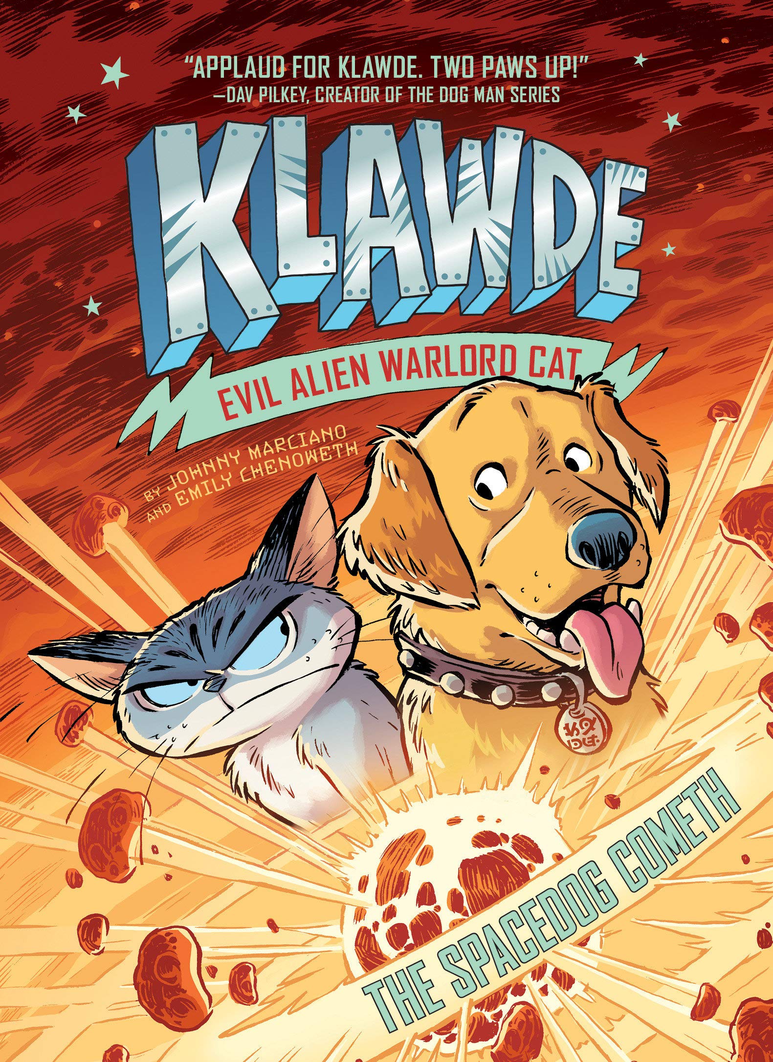 Amazon Fr Klawde Evil Alien Warlord Cat The Spacedog Cometh 3 Marciano Johnny Chenoweth Emily Mommaerts Robb Livres
