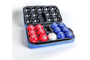 Handi Life Sport | Superior Shine Boccia Set | 13 Handsewn Boccia Balls | Medium-Hard Balls | Adaptive Sports