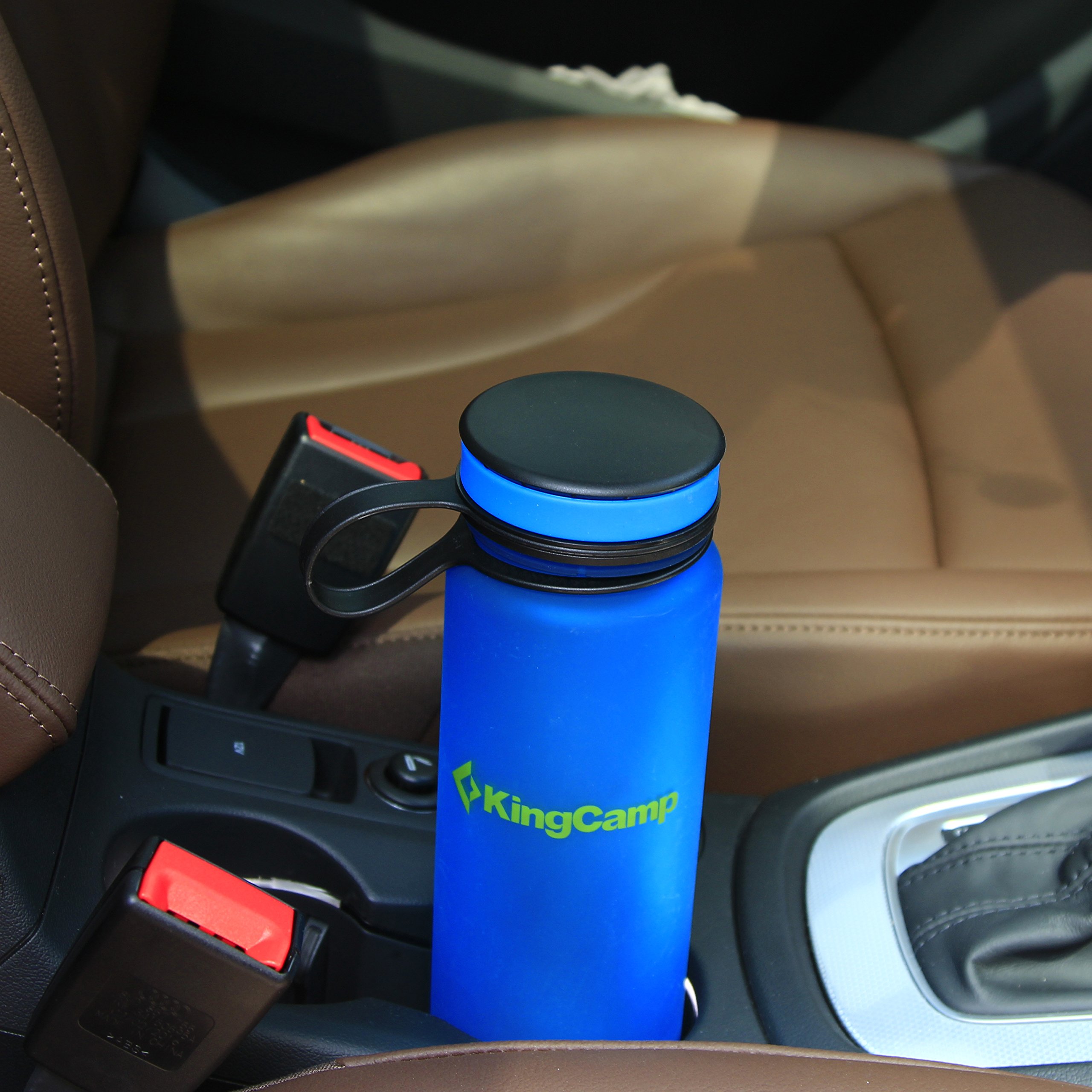 KingCamp TRITAN 1000 ml / 33.8 fl.oz Wide Mouth Green Outdoor Water Bottles