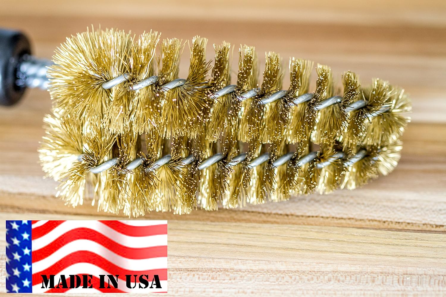 Backyard DudesÂ BBQ Grill Brass Cleaning Brush 15 Made in USA Brass