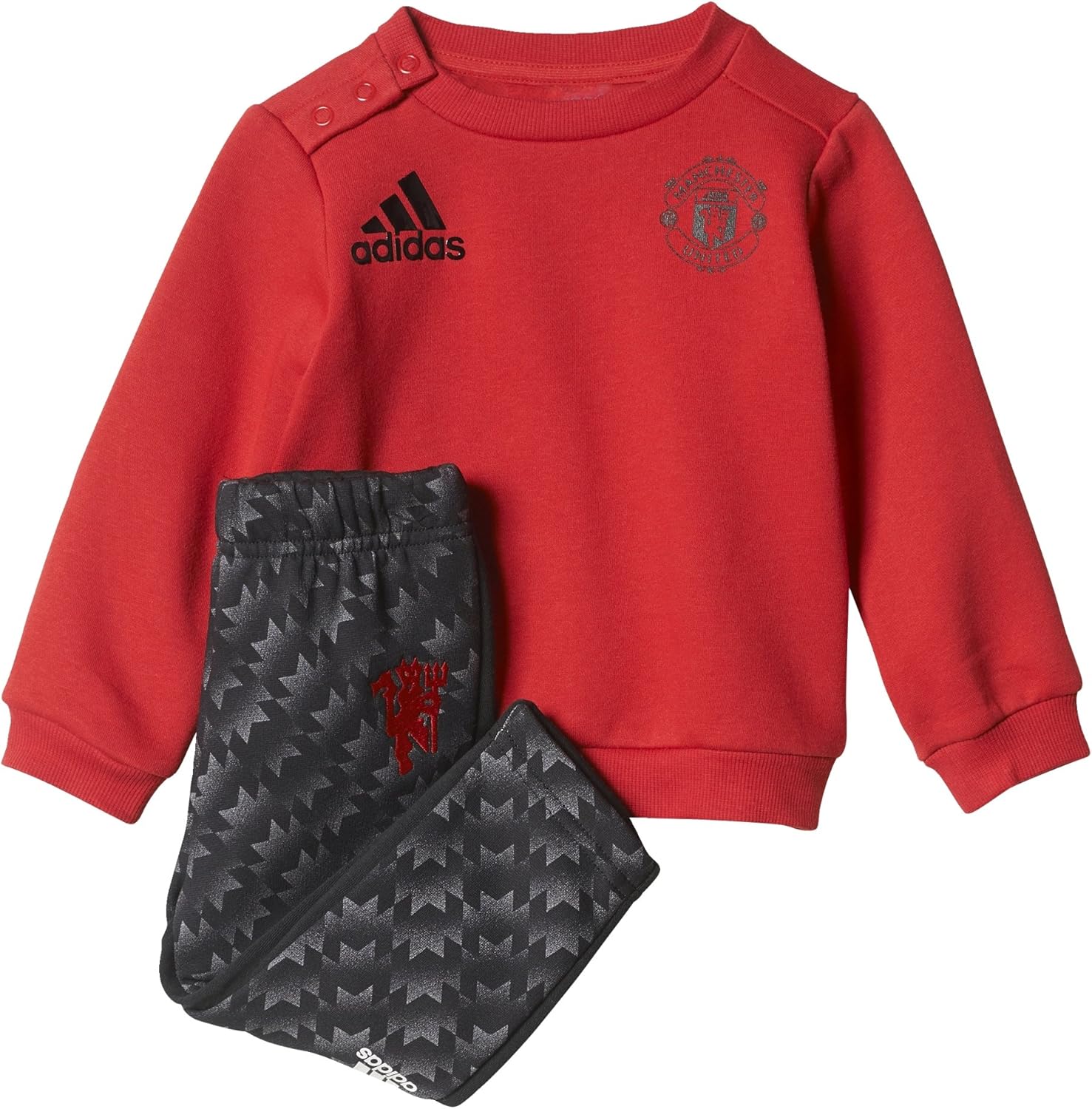 baby red adidas tracksuit