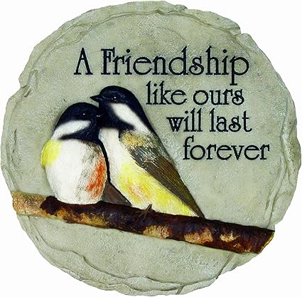 Amazon Com Spoontiques Friendship Like Ours Stepping Stone Outdoor Decorative Stones Garden Outdoor