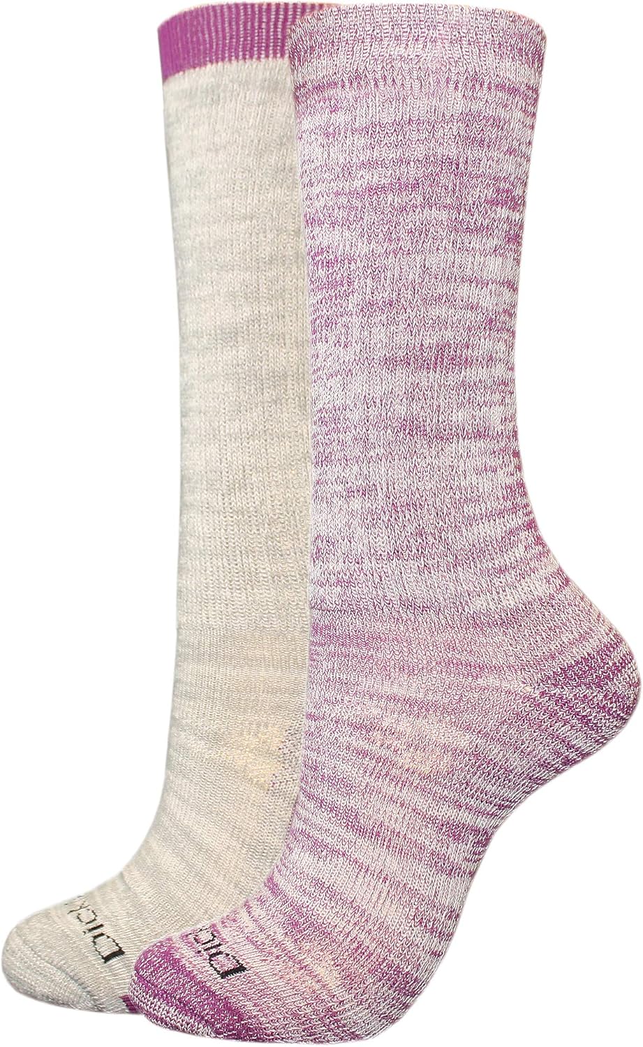 Dickies Women's Traditional Wool Blend Engineered Comfort Crew Socks