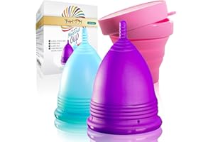 TALISI WHEN YOUR DREAMS COME TRUE Talisi Menstrual Cups - Reusable Soft Period Cups - Menstruation Feminine Hygiene Products with Silicone Collapsible Sterilizer Case - Regular & Heavy Flow - Large, Small Size Copa Menstrual Kit