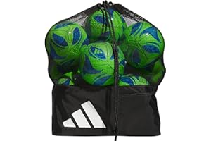 adidas Unisex-Adult Stadium Soccer Ball Bag,Black/White,One Size Fits All