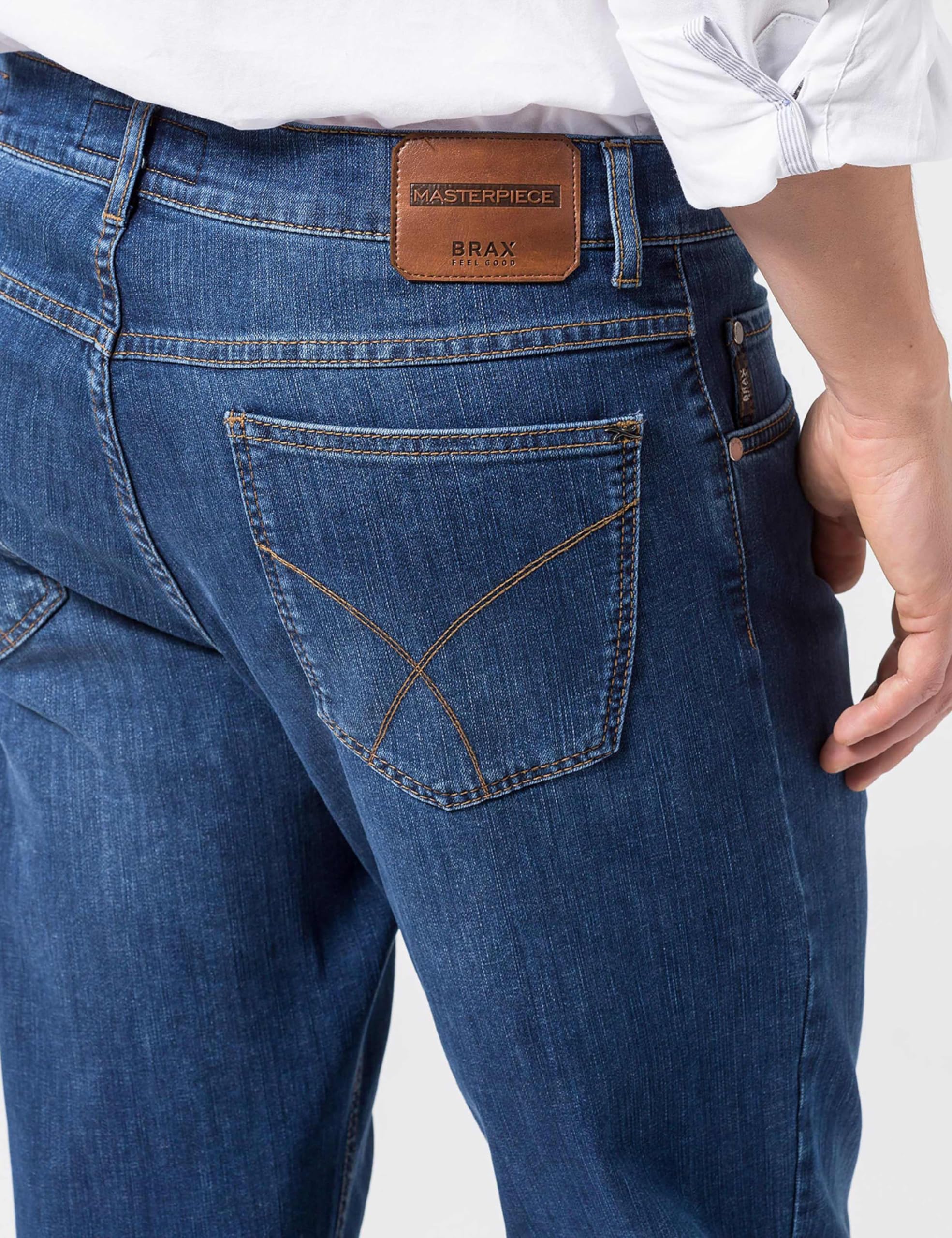 BRAX Herren Style Cooper Denim Masterpiece Jeans Regular Blue 34W / 34L 4