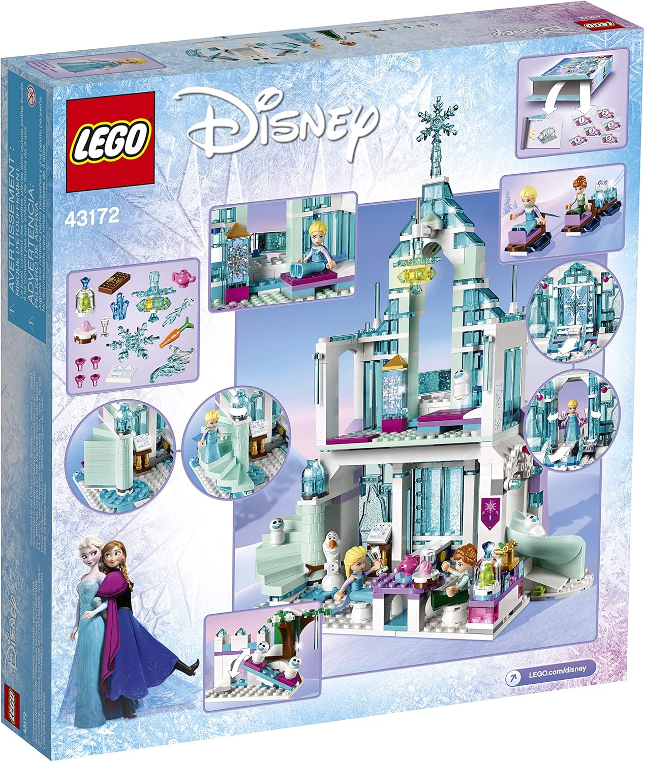 elsa's ice palace lego
