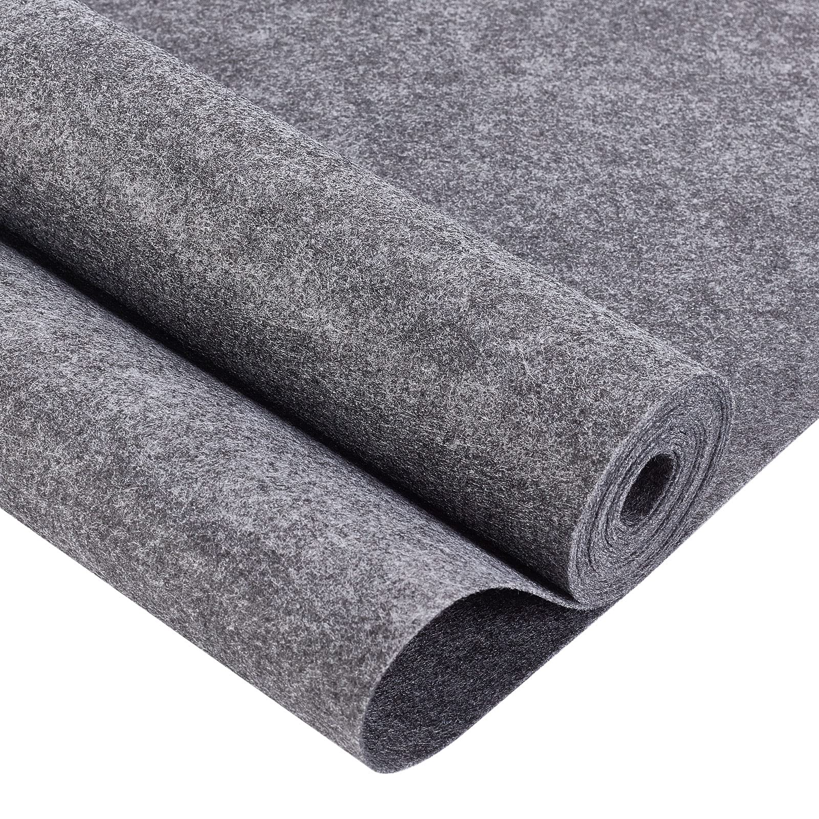BENECREAT 3mx40cm Dark Gray Felt Fabric Sheet Nonwoven Felt Roll Padding for Cushion, DIY Craft, Patchwork Sewing, 0.9mm Thick