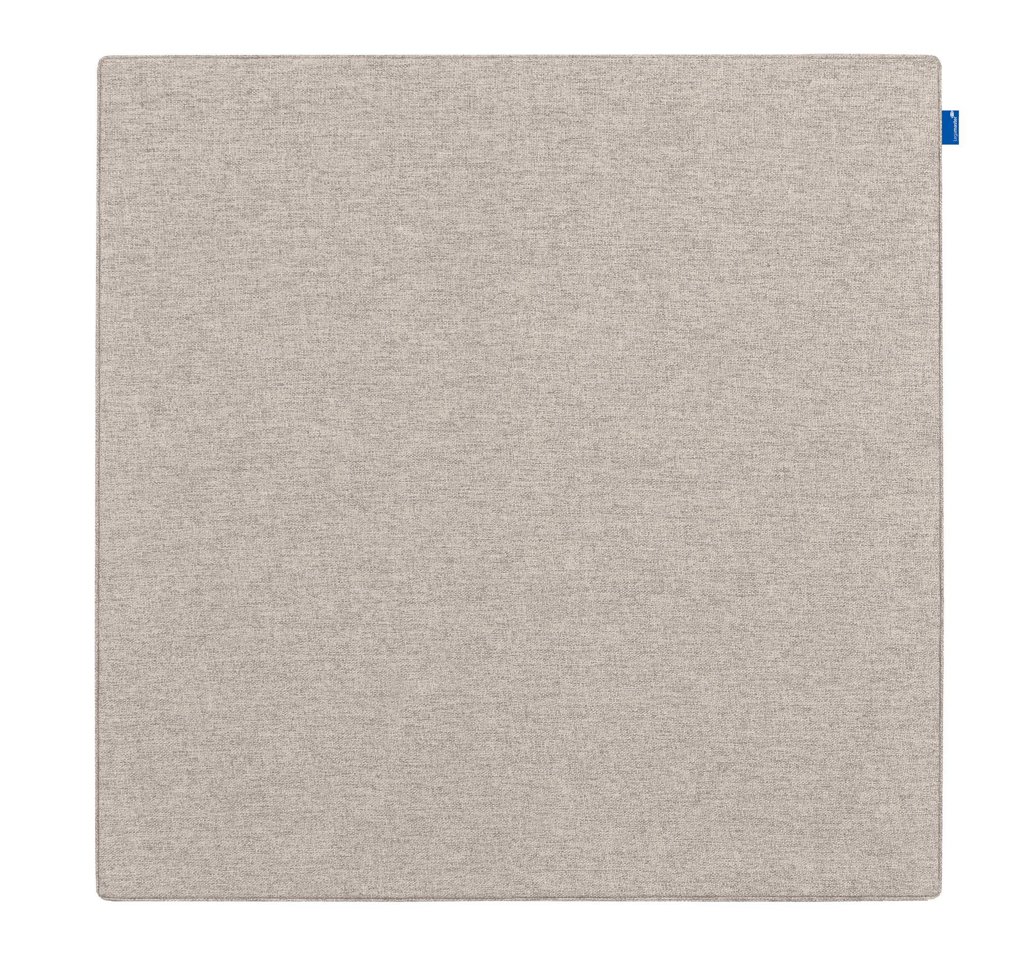 Legamaster Board-Up Acoustic Pinboard - soft beige - 75x75 cm - XL pinboard with textile surface - with sound absorption to improve acoustics in rooms - for wall mounting