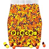 Reese Pieces Bulk Candy 5lb - Bulk Pieces Candy - Peanut Butter Candy in a Crunchy Shell for Candy Dish, Baking and Dessert Toppings - 5 Pounds