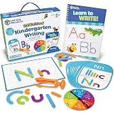 Learning Resources Skill Builders! Kindergarten Writing | Kindergarten Workbooks, Writing Practice for Kids, Handwriting Activities, Alphabet Learning Books, Homeschool, Ages 5+