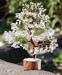 Clear Quartz Crystal Tree of Life - Chakra Tree for