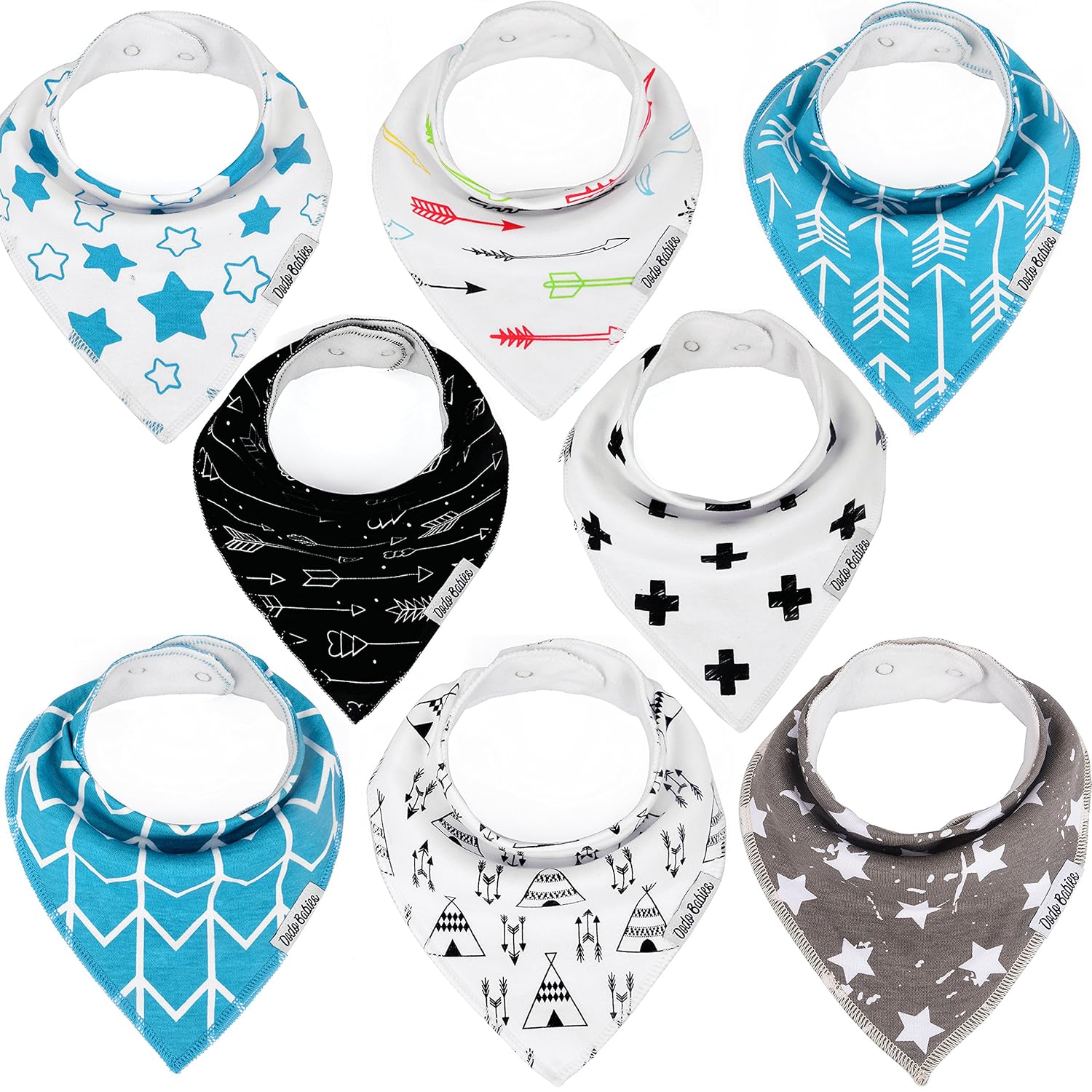 dodo babies bandana drool bib set
