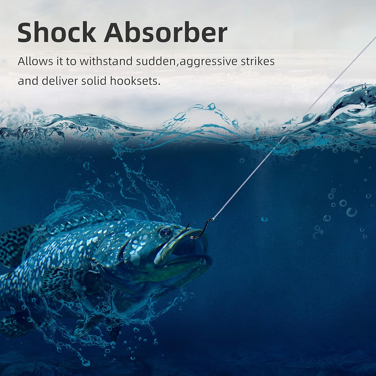 RUNCL PowerMono Fishing Line, Monofilament Fishing Line 300/500/1000Yds - Ultimate Strength, Shock Absorber, Suspend in Water, Knot Friendly - Mono Fishing Line 3-35LB, Low- & High-Vis Available : Sports & Outdoors