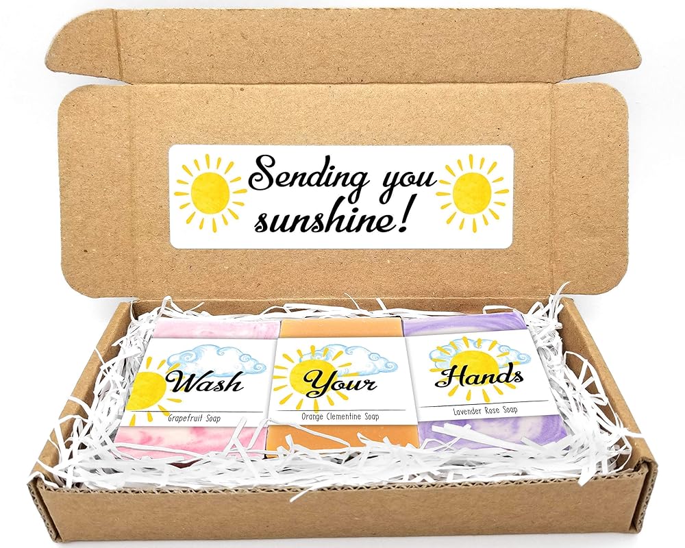 Sending You Sunshine Soap Gift Set, Set of 6 Mini Soaps