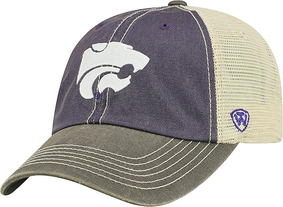 Amazon Co Jp Ncaa カンザス州立大学ワイルドキャッツ リラックスフィット 調節可能なメッシュオフロードハット パープル 調節可能 服 ファッション小物