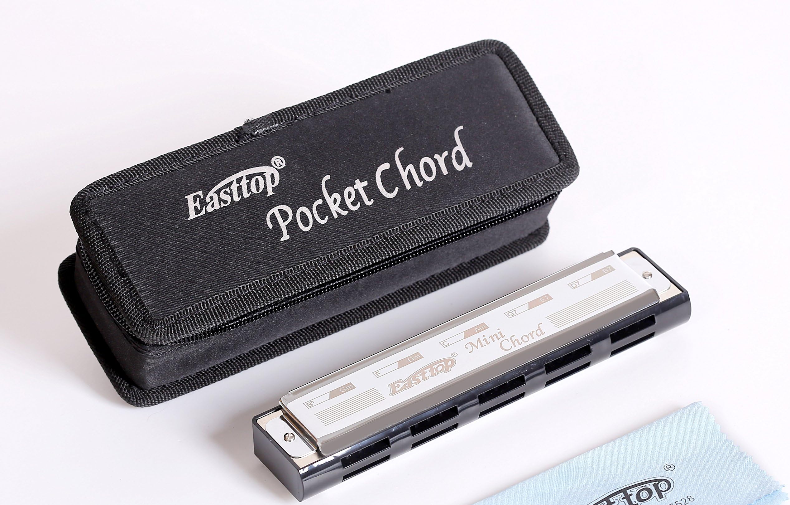 East   top  Mini Chord  Harmonica , Orchestral Mouth Organ  harmonica  for Adults, Professional Band Players and Students