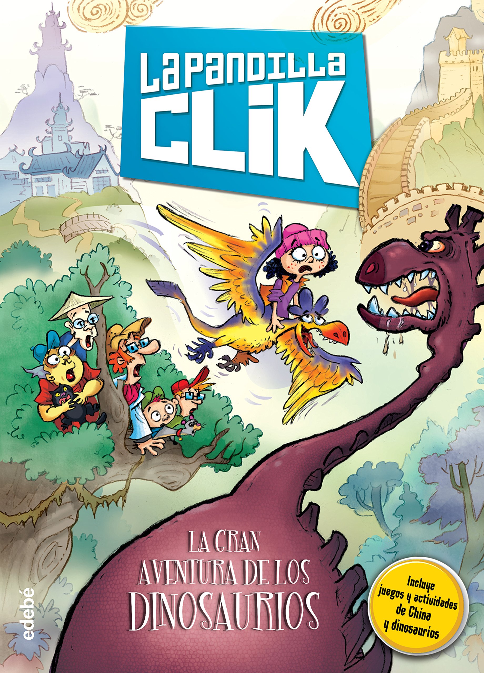 Portada de La pandilla Clik 3: LA GRAN AVENTURA DE LOS DINOSAURIOS