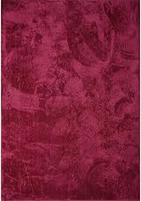 homeart Area Rugs Soft Short Pile Monochrome Anti Slip 60x110 Bordeaux view 8