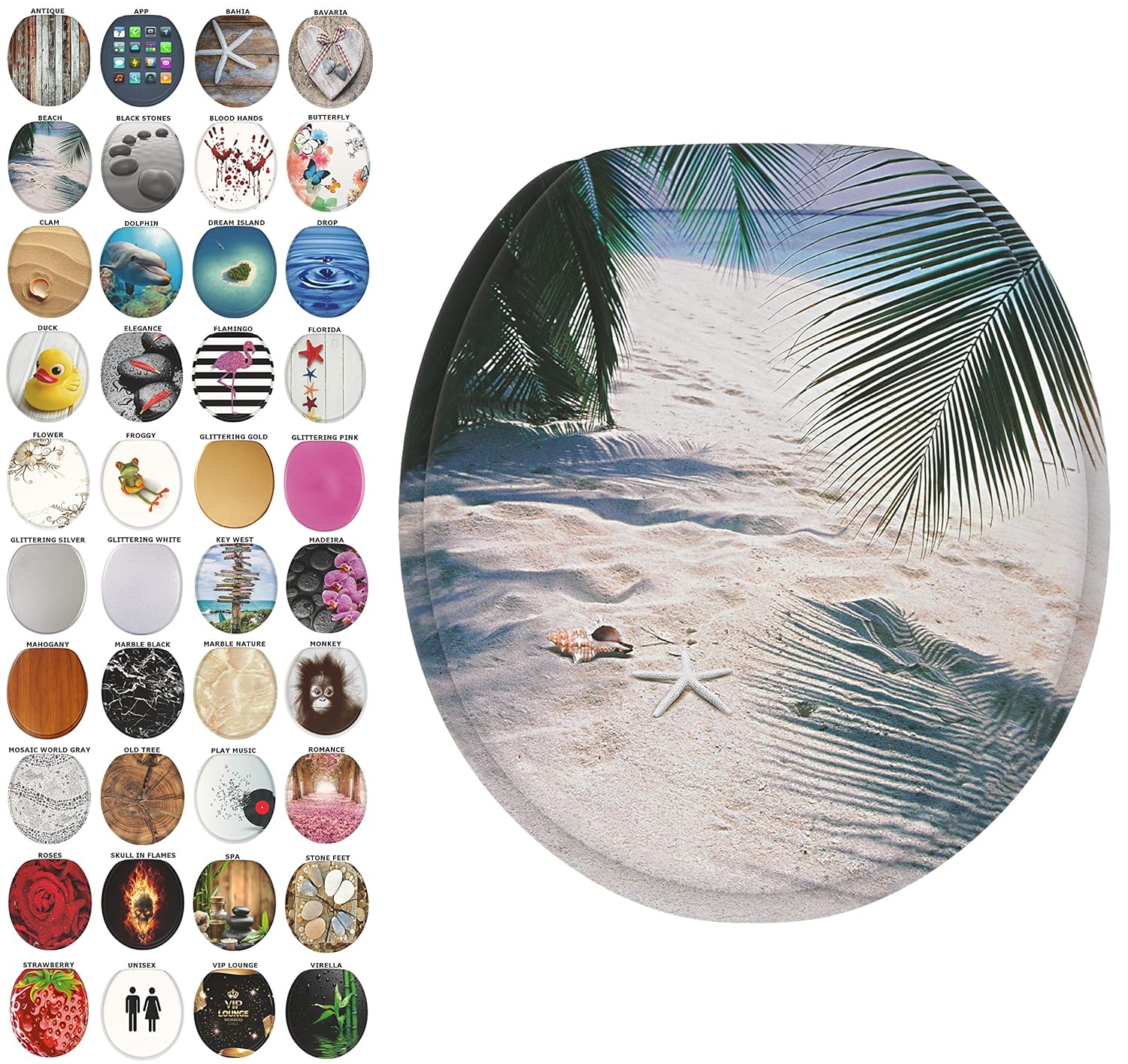 Best soft round toilet seat, padded vinyl plastic, white