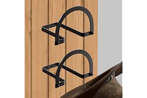 Chinpakden Wall Mount Cowboy Hat Holder, 2 Pack Cowboy Hat Rack,Western Hat Hooks for Display Wall Decor Cowboy Decor.