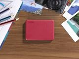 Toshiba Canvio Advance 2TB Portable External Hard Drive USB 3.0 Red HDTCA20XR3AA view 9