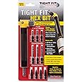 Tight Fit Tools Right Angle Drill Attachment - 90-Degree Bit Adapter for Hard-to-Reach Areas, Compact Drill Angle Attachment for Handymen, Electricians, and Blue-Collar Dads, Drill Bits Included