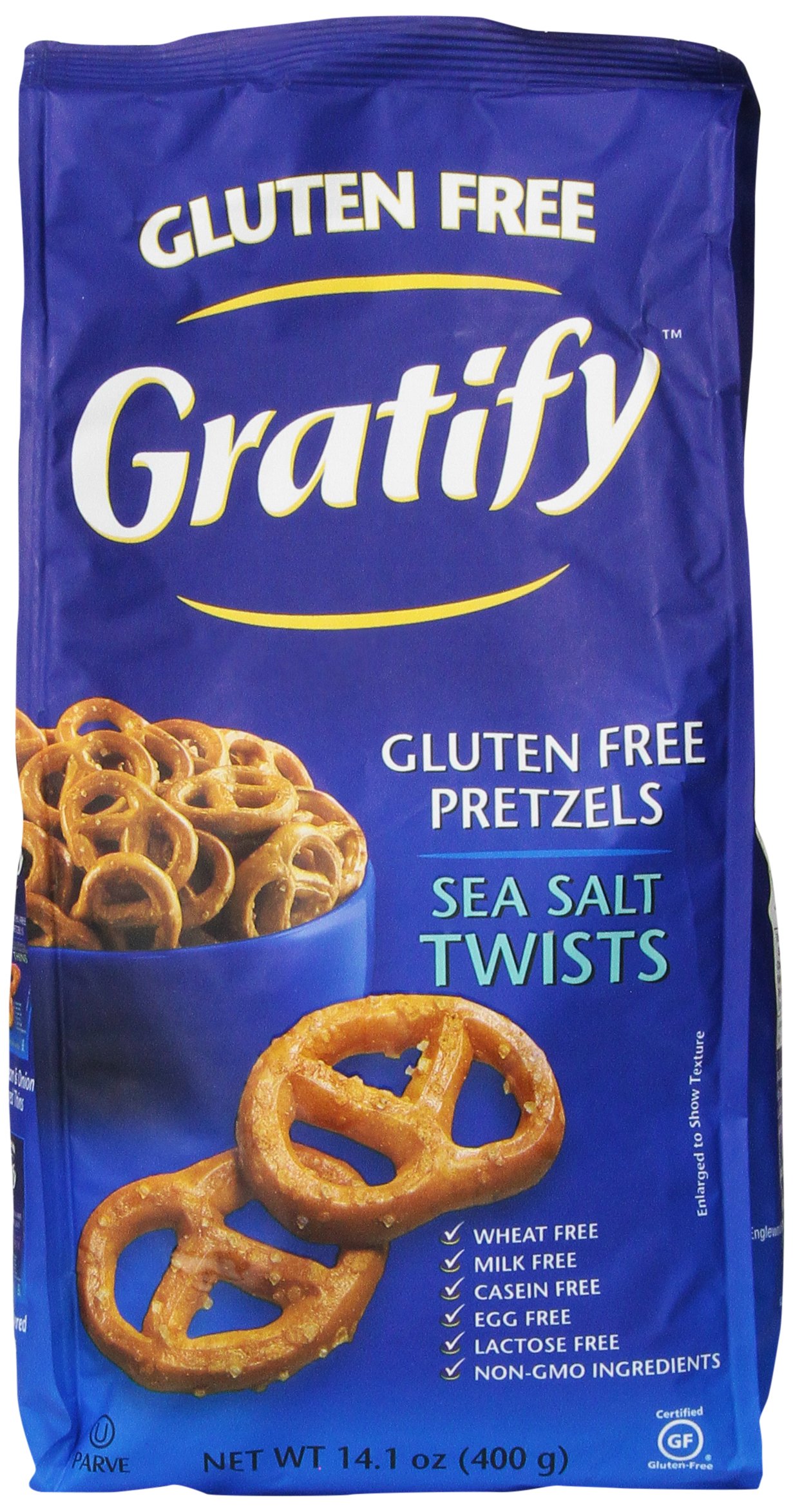 Gratify Gluten Free Pretzel Thins Sesame Seed Vegan GF