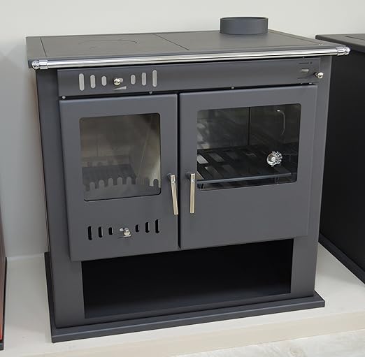 Holz-Ofen Herd System Kamin für Ofen Kochen Integral Boiler Thermo Discharger festbrennstoffen betriebenen 9 kW Victoria