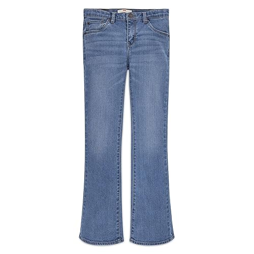 Levi's Girls' Bootcut Fit Jeans, Lapis Sights, 8