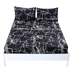 MAG Black Marble, Super Soft Microfiber Bed Sheet