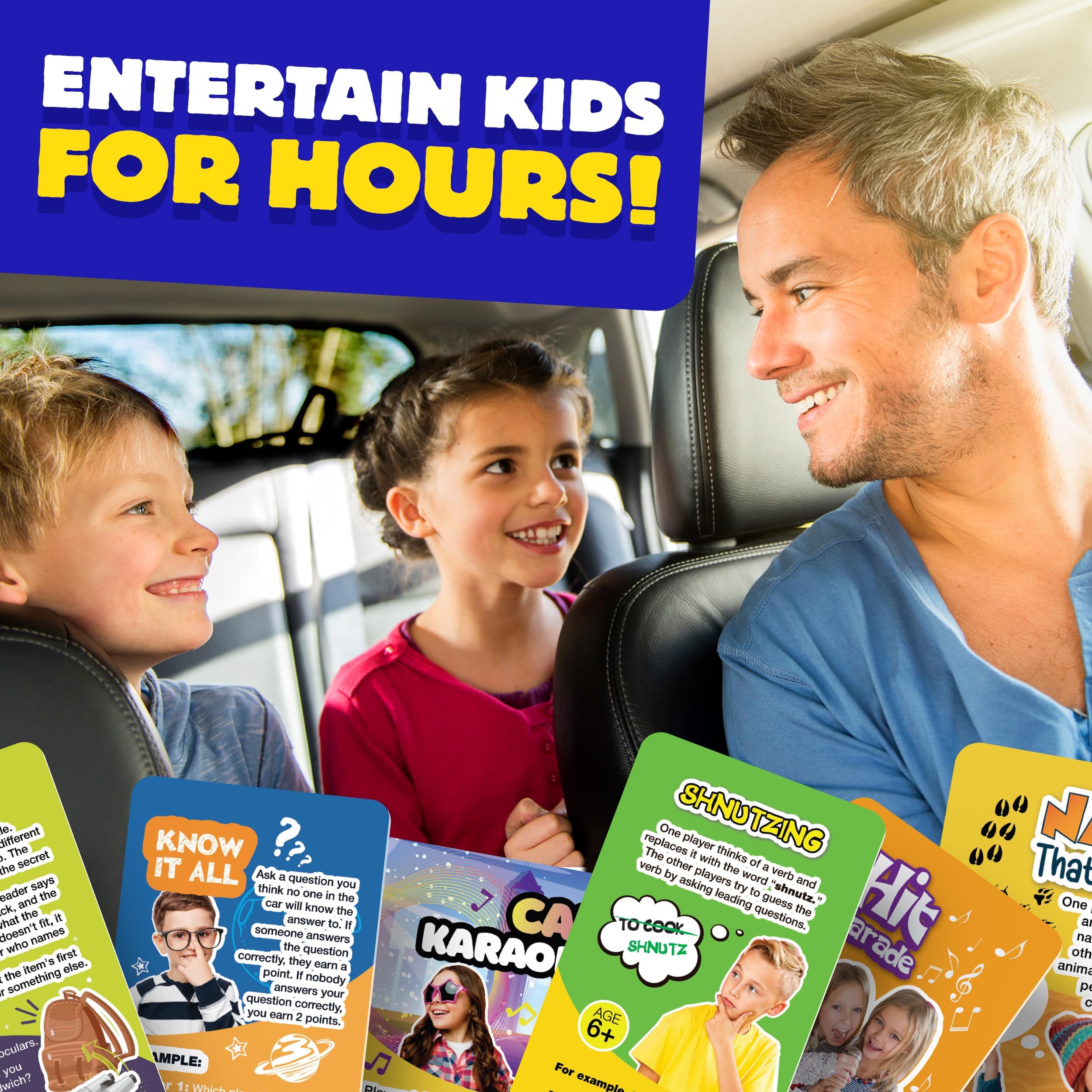 WELL BALANCED Road Trip Games - 55 Fun Car Games for Kids and Adults