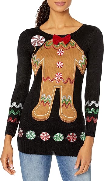 oh snap gingerbread man sweater